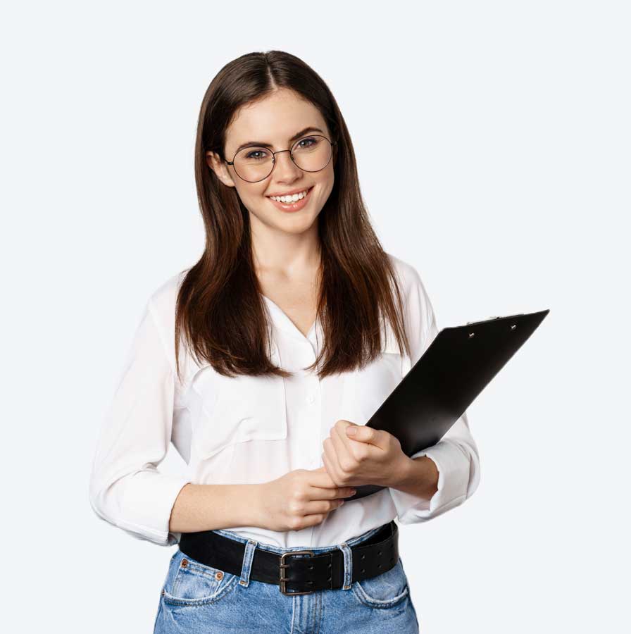 Happy client illustration